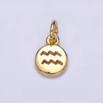 Round Zodiac Sign Charm - Image 11