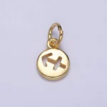 Round Zodiac Sign Charm - Image 10