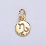 Round Zodiac Sign Charm - Image 8