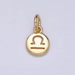 Round Zodiac Sign Charm - Image 4