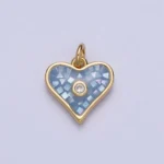Abalone Shell Heart Charm - Image 2