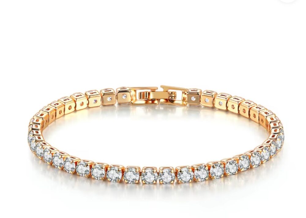 Lab Grown Diamond Zirconia Tennis Bracelet