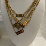Old English Scroll Necklace