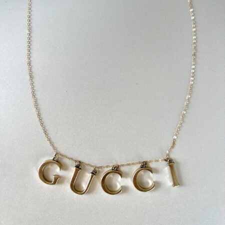 Repurposed Gucci Letter Necklace