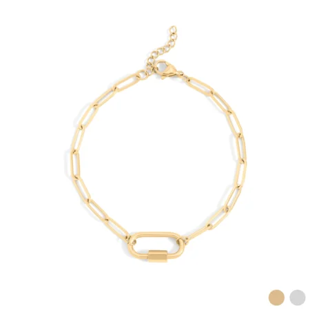 Paperclip Carabiner Bracelet