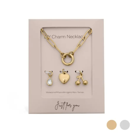 Cherry Love Charm Holder Necklace Gift Set