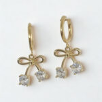 Huggie Bow earrings