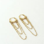 Hoop Chain Drop Earrings