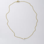 Solitaire Pearl Necklace