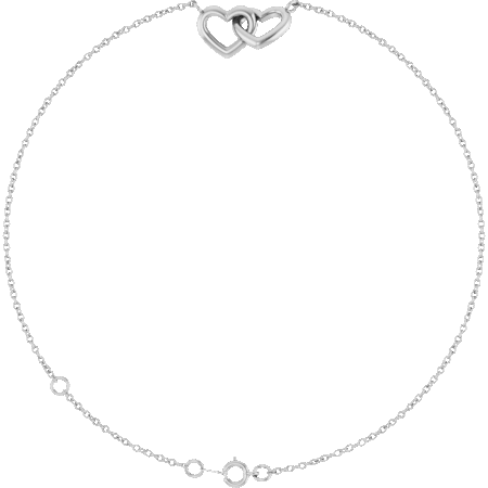 silver heart necklace