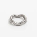 Stainless Steel Wave Ring