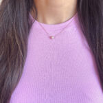 Eliza Pink Pearl Necklace
