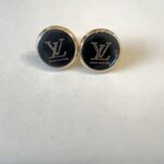 Louis Vuitton Gold Button Earrings