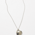 silver gucci pendant on sterling silver chain