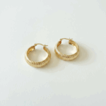 straight lux cut earrings