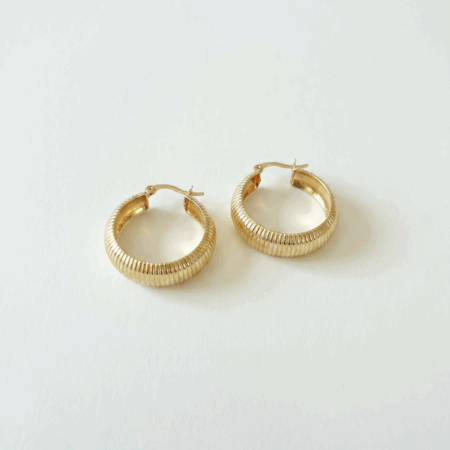 straight lux cut earrings
