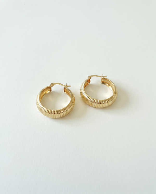 straight lux cut earrings