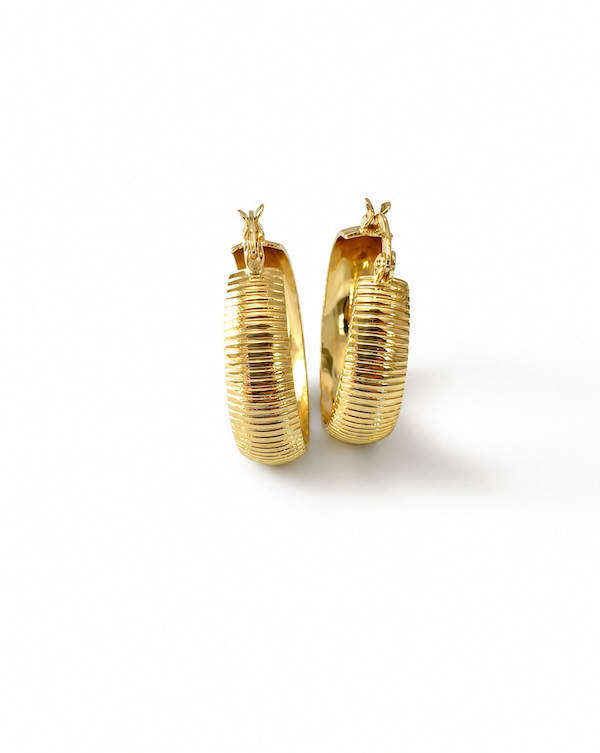 straight lux cut earrings