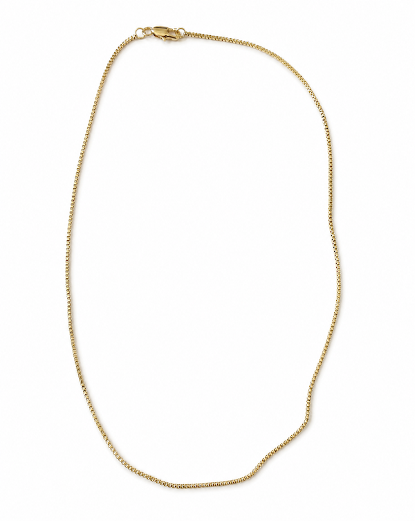 gold filled box chain
