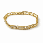 greek key print bracelet